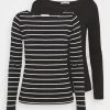 Anna Field 2 Pack - Long Sleeved Top - Black -Anna Field 0ac288fc34f04c3397a180c5e6968deb