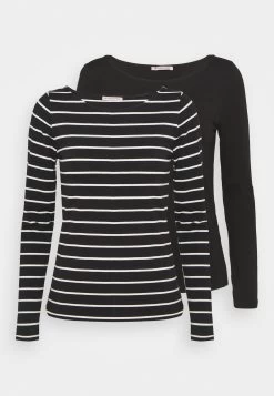 Anna Field 2 Pack - Long Sleeved Top - Black