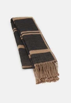 Anna Field Scarf - Camel/Black