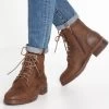 Anna Field Winter Boot - Lace-Up Ankle Boots - Coffee -Anna Field 0cbb58ddeda641489ef9f77b29a6aebe