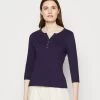 Anna Field Long Sleeved Top - Dark Blue -Anna Field 0ee8d3ef04714d3d8188c8ffe3dcd555