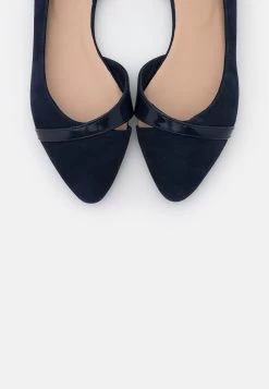 Anna Field Leather- Ballet Pumps - Dark Blue -Anna Field 12734b4526ad40daaedd6b2c2c210b33