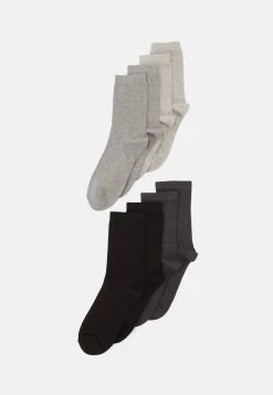 Anna Field 8 Pack- Socks - Grey, Black