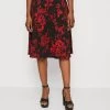 Anna Field A-Line Skirt - Red/Black -Anna Field 25d048fd6c6a43bca9db0738e2dec3d8