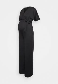 Short Sleeve Wrap Jumpsuit - Jumpsuit - Black -Anna Field 286fe87934f24d35b2bce0374302b708