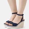 Anna Field Wedge Sandals - Dark Blue -Anna Field 29ce0c5833034fe1a201da6e4f25653a