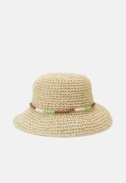 Anna Field Hat - Tan/Green