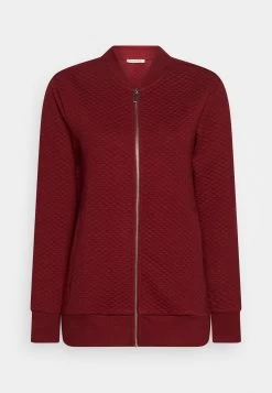 Anna Field Zip-Up Sweatshirt - Bordeaux