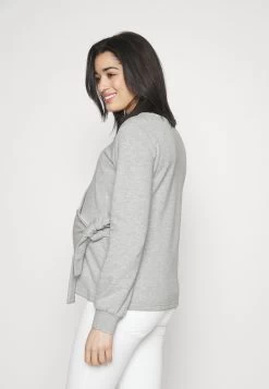 Zip-Up Sweatshirt - Mottled Light Grey -Anna Field 331276c30e1547e4bf345c99d6bfa686