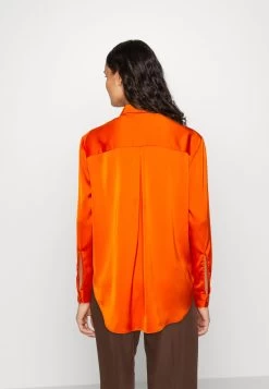 Anna Field Button-Down Blouse - Orange -Anna Field 33605d9a373246edb92a79f20d0a676a
