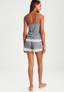 Anna Field Sarah Short Pj Set- Pyjama Set - Off-White/Dark Blue -Anna Field 33d0e936af774883bb2b5a180610a668