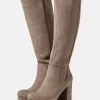 High Heeled Boots - Taupe -Anna Field 382f90244065438a81d8d0c7cbfe6332