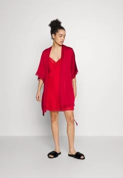 Anna Field Dressing Gown - Red -Anna Field 40aed9d552d04300808dcd6fbd75b644