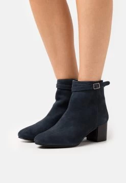 Anna Field Leather - Classic Ankle Boots - Dark Blue