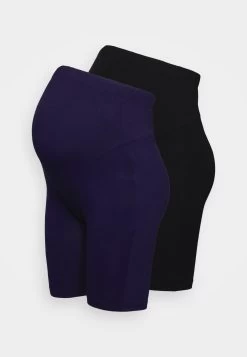 2 Pack - Leggings - Trousers - Black/Dark Blue -Anna Field 48ac2fb4fd18405c8f9aa5e3b96d22fe