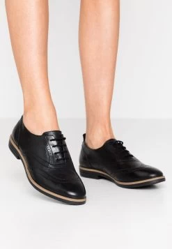 Anna Field Leather- Lace-Ups - Black