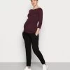 2 Pack - Long Sleeved Top - Dark Green/Bordeaux -Anna Field 53189f9512dd4a77a03a0e9afbc223c1