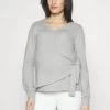 Zip-Up Sweatshirt - Mottled Light Grey 2 Zip-Up Sweatshirt - Mottled Light Grey -Anna Field 53fe36eb30724d439c82c780f13f6918