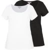 Basic T-Shirt - Black, White