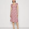 Anna Field Jersey Dress - Brown/Beige/Pink -Anna Field 586252da3e8e4adaaadc053a9a86b5fe
