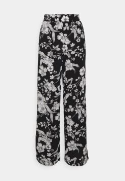 Trousers - Black/Off-White -Anna Field 58e3d15482354d50b19bc41de8fb55ab