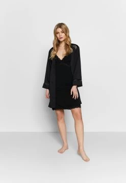 Anna Field Heidi Short Sleeves Viscose Nightdress - Nightie - Black -Anna Field 60aba76ed96d4dedb01d4572714aef10