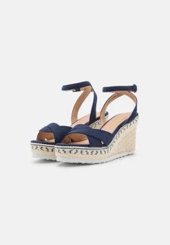 Anna Field Wedge Sandals - Dark Blue -Anna Field 635f388c5de945f384386a94cd632f72
