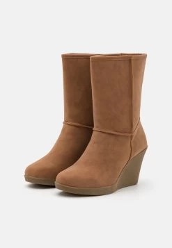 Anna Field Winter Boot - Wedge Ankle Boots - Cognac -Anna Field 64d45de883534e7f974d195c7e051ad9