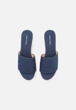 Anna Field Heeled Mules - Blue Denim -Anna Field 6d76dbae16e84f4593fadd9b91b71b47
