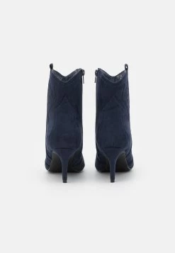 Anna Field High Heeled Ankle Boots - Dark Blue -Anna Field 6ee6507ce7ba49f39ef26c3303504231
