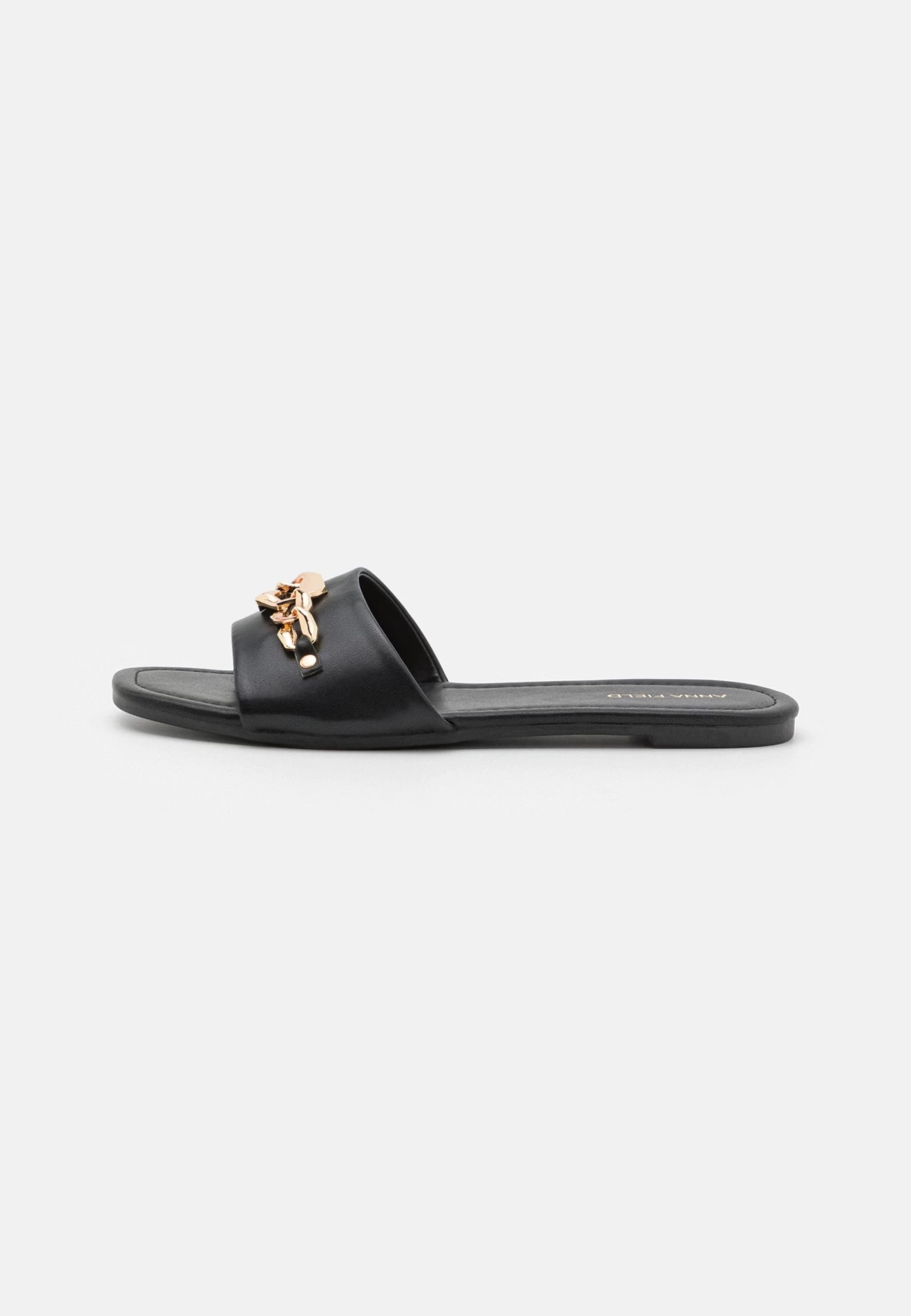Wide Fit - Mules - Black 4 Wide Fit - Mules - Black - Image 2