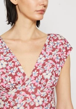 Anna Field Jersey Dress - Brown/Beige/Pink -Anna Field 7135d7913118452da5d3bc226723a280