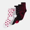 Anna Field 5 Pack - Socks - Black/White -Anna Field 71cfe970d29649f2a5a840ce50ad87e8