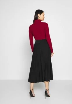 Anna Field Plisse A-Line Midi Skirt - A-Line Skirt -Anna Field 74b45104ea274f8ab40c4529d44deb71
