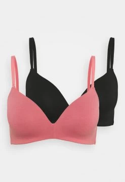Anna Field 2 Pack - T-Shirt Bra - Pink/Black -Anna Field 7a2af82639464a0e8297bfc106261b0e