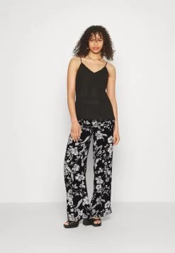 Trousers - Black/Off-White -Anna Field 84d7bb2897454be79a812f4a103b5234