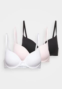 Anna Field Sunlight 3Pack Tshirt Bra - T-Shirt Bra - 402 - Pink_001 - White_802 - Black -Anna Field 86557765579c4e3f801767c3937b4035
