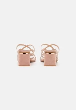 Anna Field Leather- Heeled Mules - Light Pink -Anna Field 8685e21dc5f14b49ad0d99efe799f2cf
