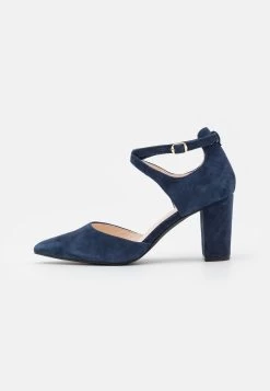 Anna Field Leather- High Heels - Dark Blue -Anna Field 8badbae335a24be7ae904b583bbd4319