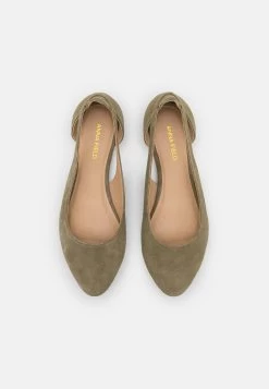 Leather- Ballet Pumps - Olive -Anna Field 8bc75819509841e18f12c3857a548b72