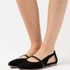 Anna Field Leather - Ankle Strap Ballet Pumps - Black -Anna Field 8bf8f429198c4b69bce9fc97f7f8c4a8