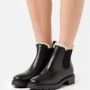 Anna Field Winter Booties Leather - Classic Ankle Boots - Black -Anna Field 8d19bfb2e3cf42c4bb92514aaf4e110d