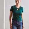 Anna Field Basic T-Shirt - Dark Green