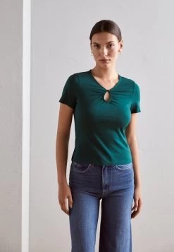 Anna Field Basic T-Shirt - Dark Green