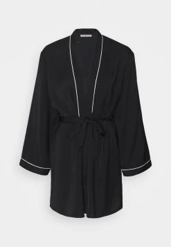 Anna Field Amanda Satin Dressing Gown - Dressing Gown - Black -Anna Field 8d83c445099f4342aabc07d1ce2caede
