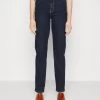 Straight Leg Jeans - Dark Blue Denim -Anna Field 90224feeb15844ebbfa8d0a777a73b6f
