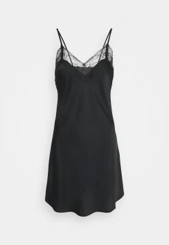 Anna Field Hammered Satin Nightie - Nightie - Black -Anna Field 96391f4f5e8c4b0db1d0502a1a70899f