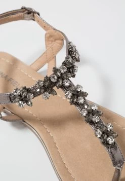 Anna Field T-Bar Sandals - Gunmetall -Anna Field 97ace3041f0d4c5a8fa7cc87e151d033