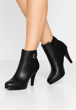Anna Field High Heeled Ankle Boots - Black