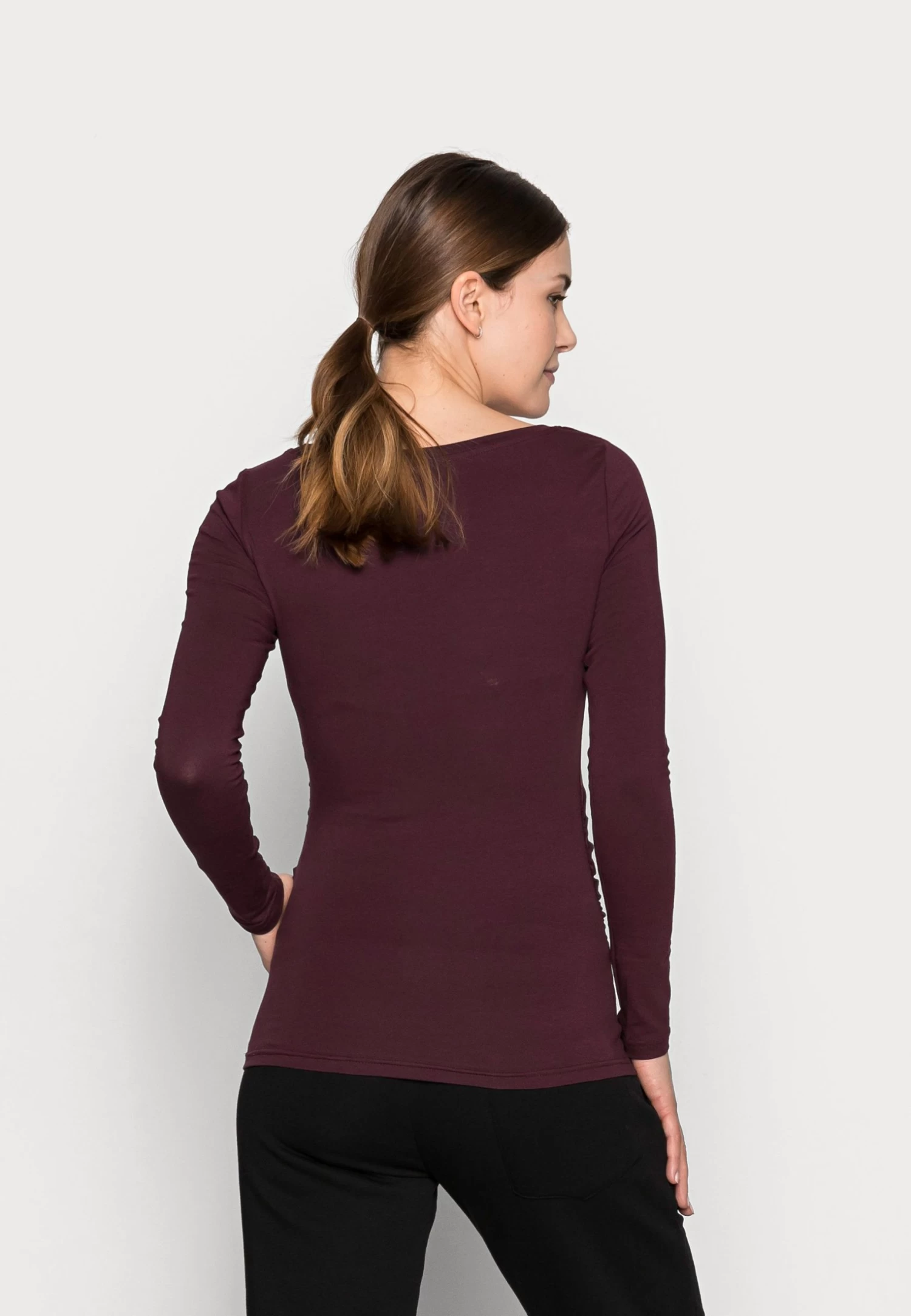 2 Pack - Long Sleeved Top - Dark Green/Bordeaux 5 2 Pack - Long Sleeved Top - Dark Green/Bordeaux - Image 3